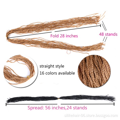 28" Synthetic micro Knot zizi braid hair coloured hair braid soft Curly afro kinky  crochet braids hair